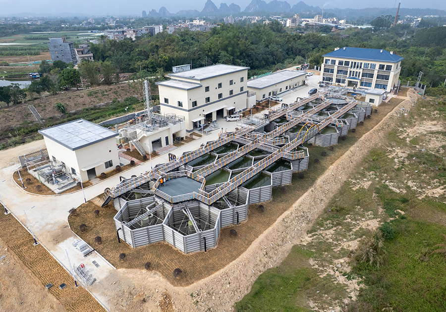 陽(yáng)春示范：低碳低廢型柔性蜂巢裝配式污水處理廠